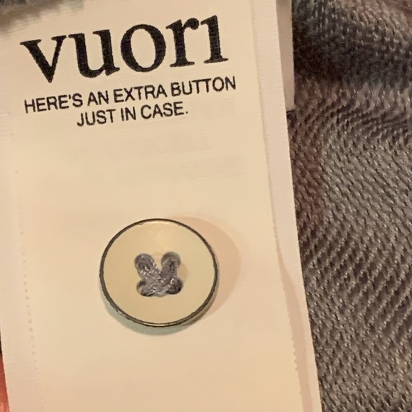 Vuori Polo Shirt Mens XL Knit Twill Performance Gray Lightweight Preppy Neutral - Picture 4 of 7